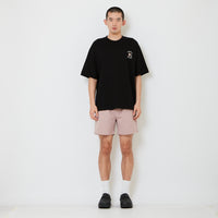 Men Twill Shorts - Dusty Pink - SM2608178B