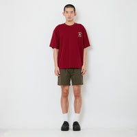 Men Twill Shorts - Army Green - SM2608178C