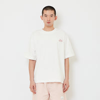 Men Embroidery Oversized Tee - Off White - SM2610188A