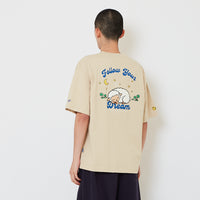 Men Embroidery Oversized Tee - Beige - SM2610200B
