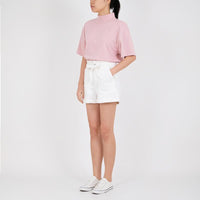 Women Mock Neck Top - Light Pink - SW2307071B