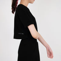 Women Pique Cropped Top - SW2307065