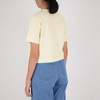 Women Cropped Top - Light Yellow - SW2211558E