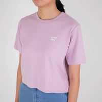 Women Cropped Top - Purple - SW2211558F