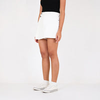 Women Denim Skort - Off White - SW2301022A