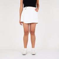 Women Denim Skort - Off White - SW2301022A