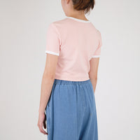 Women Contrast Cropped Top - SW2307066