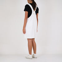 Women Denim Dungree Dress - Off White - SW2303048A