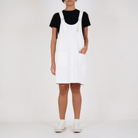 Women Denim Dungree Dress - Off White - SW2303048A