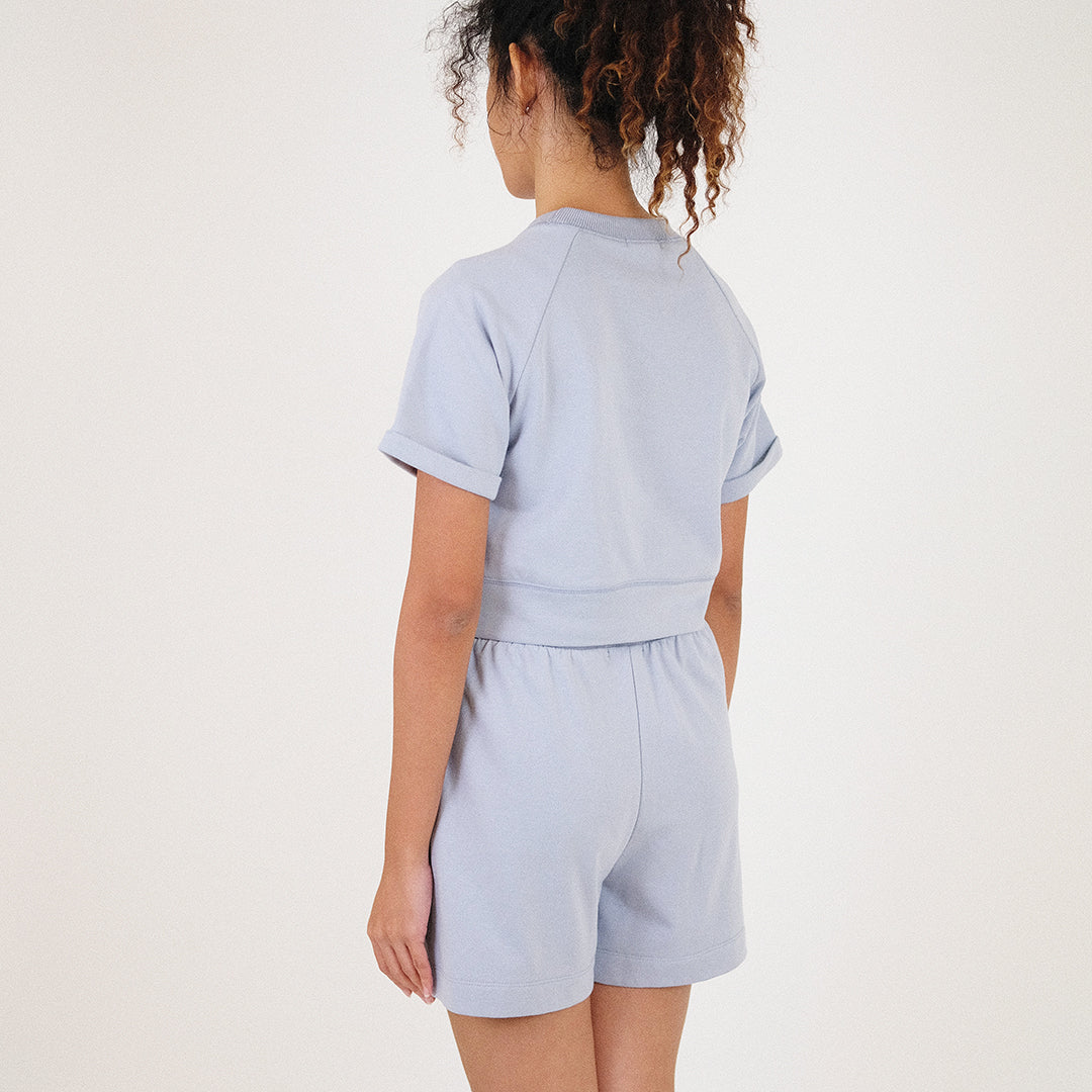 Women Raglan Sleeve Cropped Top - SW2305057