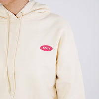 Women Cropped Hoodie - Light Yellow - SW2307070A