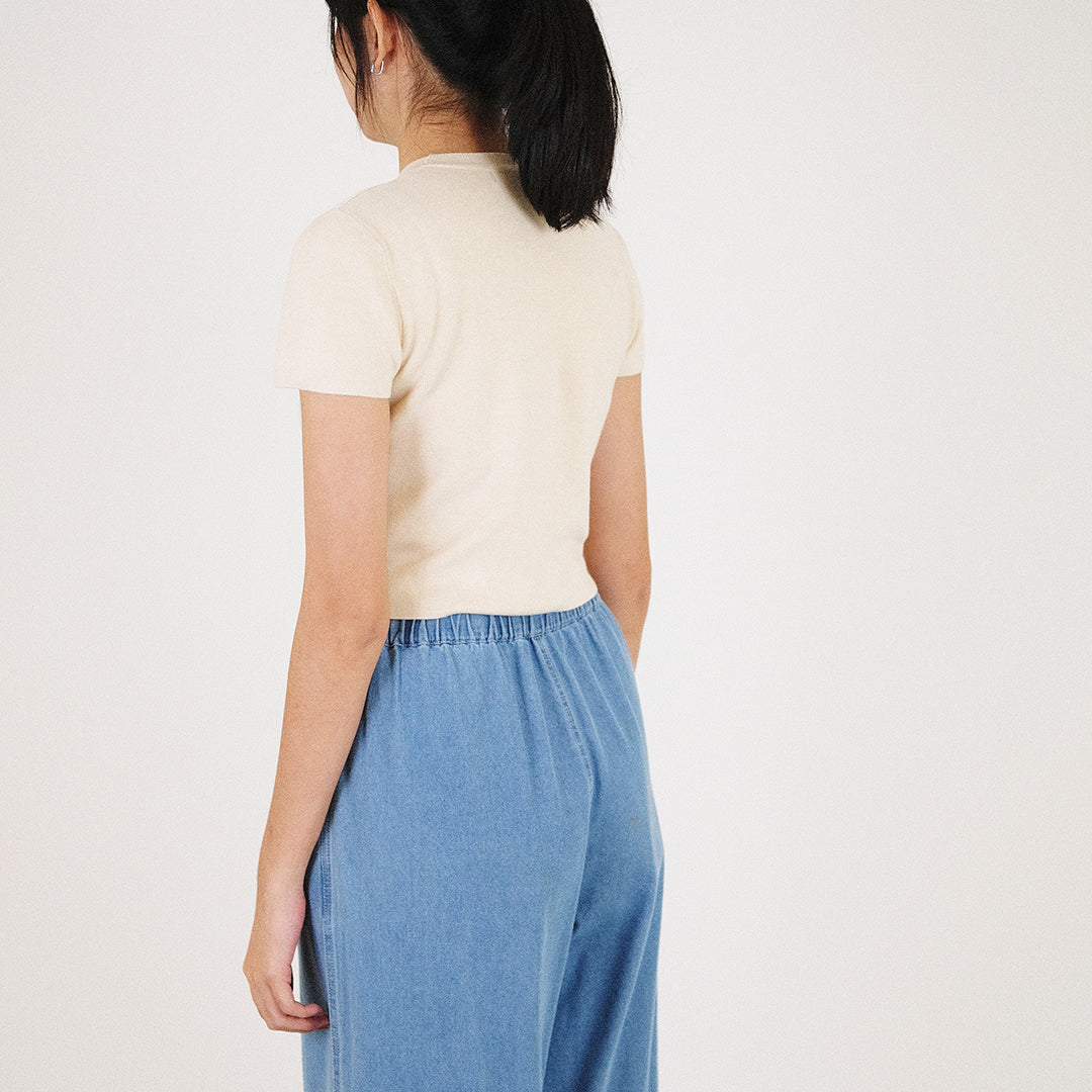 Women Knit Cropped Top - SW2307076