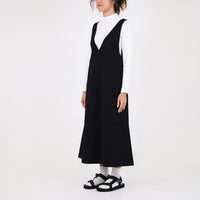 Women Dungree Dress - Black - SW2307085B