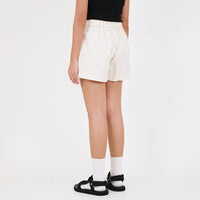 Women Paperbag Shorts - Beige - SW2310134A