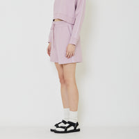 Women Pique Shorts - Dusty Purple - SW2401006B