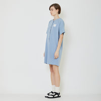 Women Embroidered Dress - Dusty Blue - SW2401008B