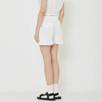 Women Nylon Skort - Off White - SW2401017A