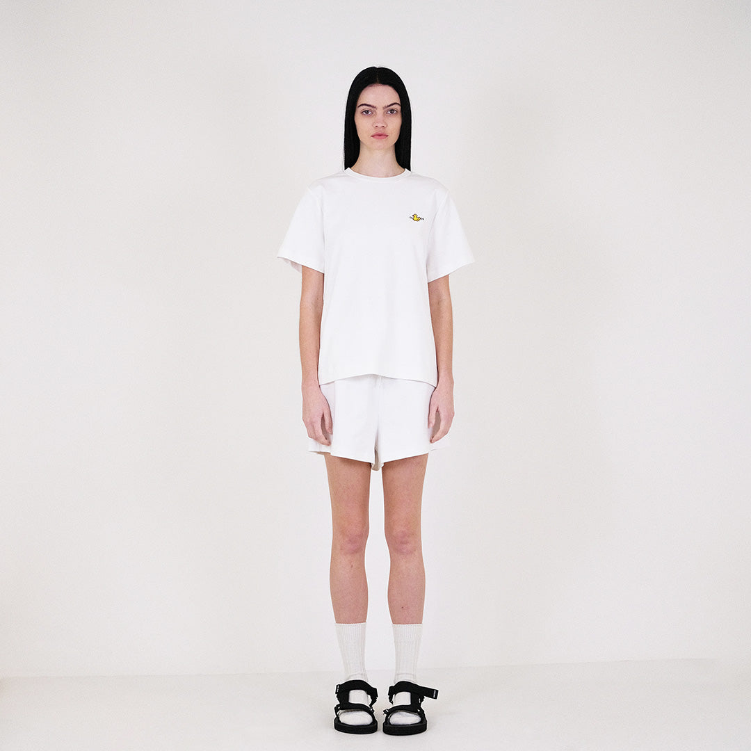 Women Elastic Waist Shorts - SW2401060