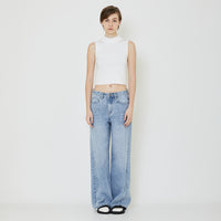 Women Mock Neck Knit Tank Top - SW2401063