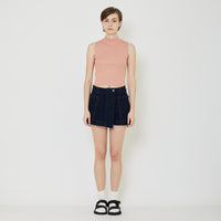 Women Mock Neck Knit Tank Top - SW2401063