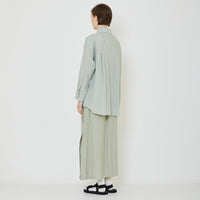 Women Layered Blouse - Light Green - SW2403054A