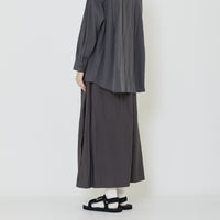 Women Maxi Wrapped Skirt - Grey - SW2403057B