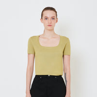 Women Square Neck Knit Top - SW2409126