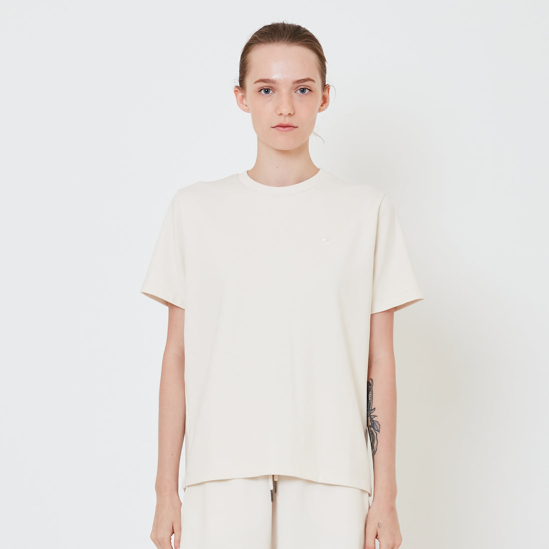 Women Embroidery Essential Tee - SW2409149