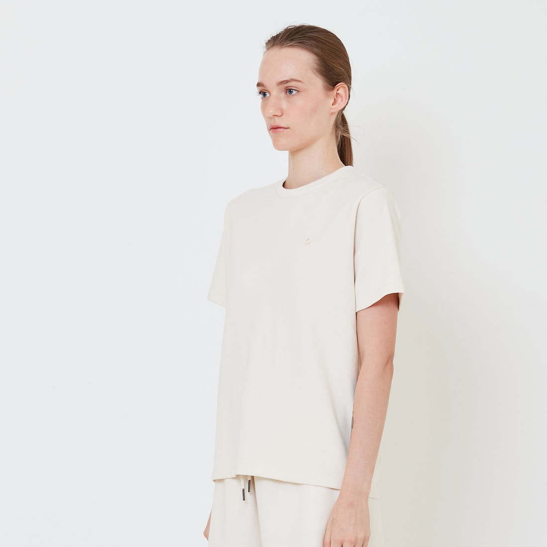 Women Embroidery Essential Tee - SW2409149