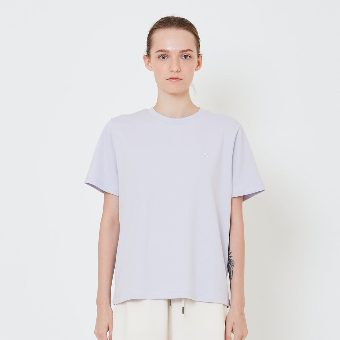 Women Embroidery Essential Tee - SW2409149