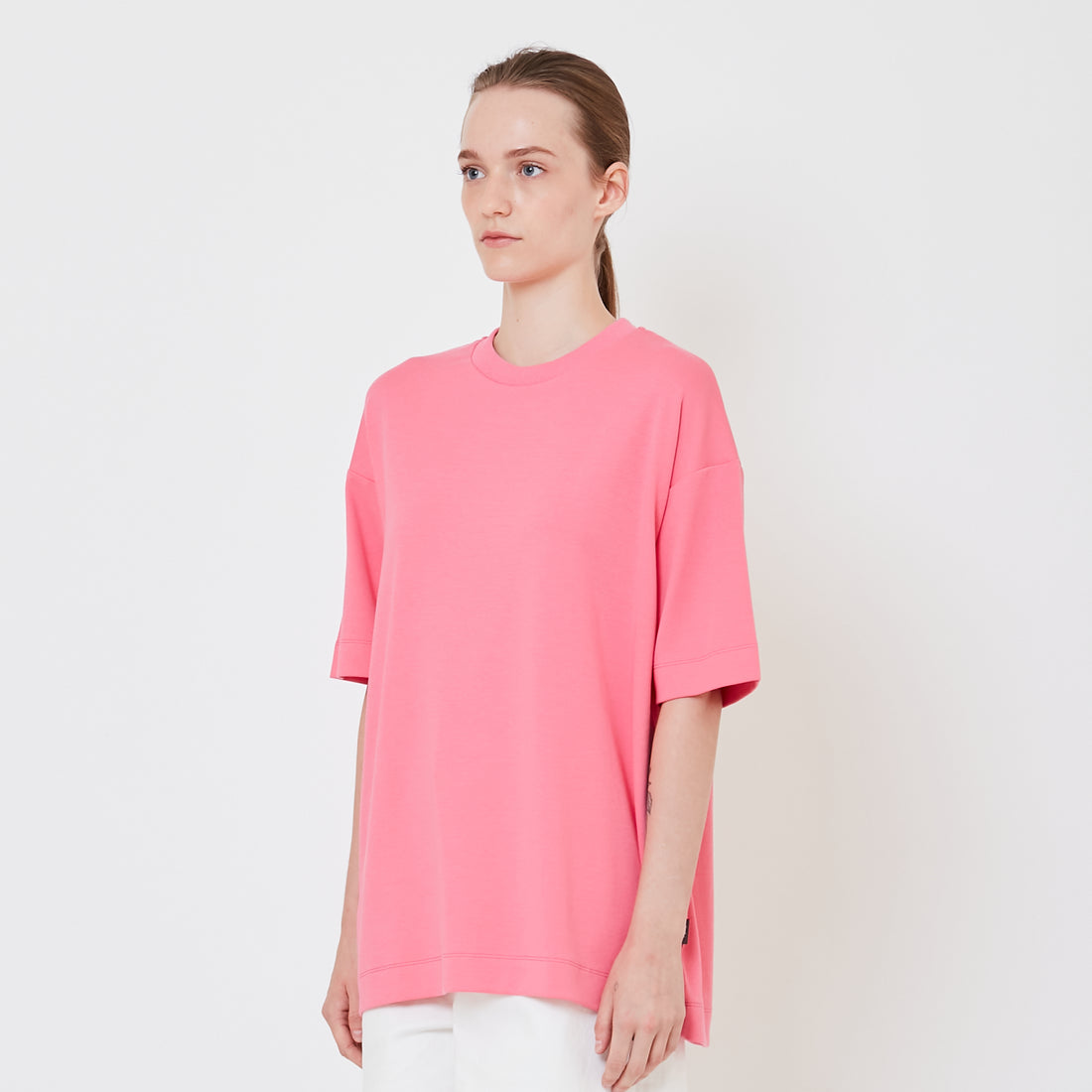 Women Side Pleated Oversized Top - SW2410157
