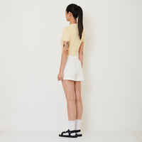 Women Short Pants - Off White - SW2501016A