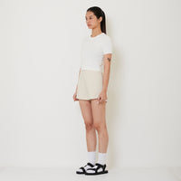 Women Short Pants - Beige - SW2501016B