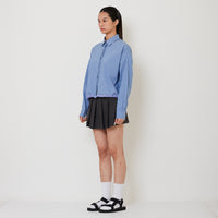 Women Pleated Skort - Grey - SW2501023A