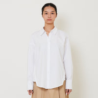 Women Oversized Shirt - Off White - SW2501024A
