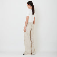 Women Cargo Wide-Leg Pants - Light Khaki - SW2502046A