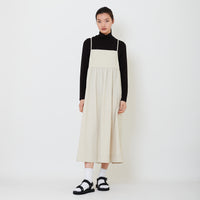 Women Nylon Maxi Dress - Light Khaki - SW2502047A