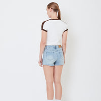 Women Contrast Cropped Top - SW2504070
