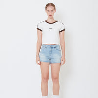 Women Contrast Cropped Top - SW2504070