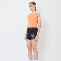 Women Contrast Cropped Top - SW2504070
