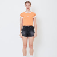 Women Contrast Cropped Top - SW2504070