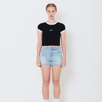 Women Contrast Cropped Top - SW2504070