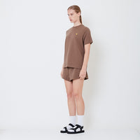 Women Elastic Waist Shorts - SW2504073