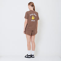 Women Elastic Waist Shorts - SW2504073