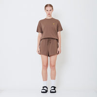 Women Elastic Waist Shorts - SW2504073