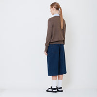 Women Baggy Jorts - Blue - SW2504082A