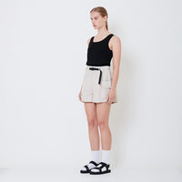 Women Cargo Shorts - Sand - SW2504084A