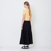 Women Midi Skirt - Black - SW2504085B