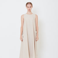 Women Nylon Dress - Sand - SW2504086A