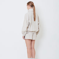Women Hooded Jacket - Sand - SW2504087A